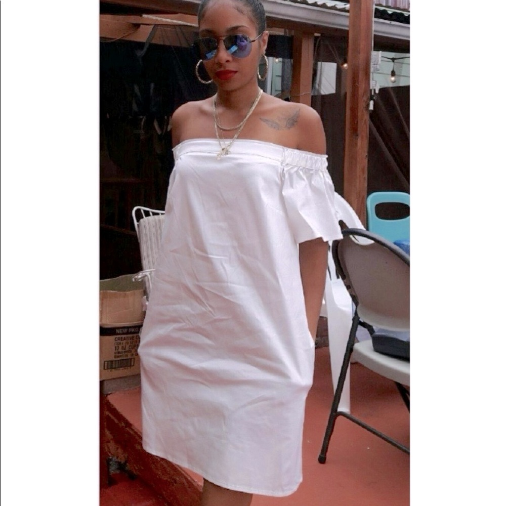 Charlette ruse off the shoulder dress